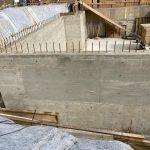 Waterproof concrete walls